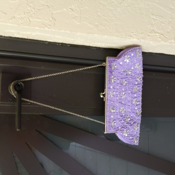 Women's Lavender Clutch/Evening bag - Picture 2 of 6